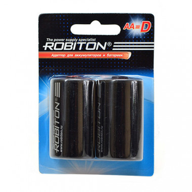 Адаптер для аккумуляторов  AA -D  BL-2  Robiton  12154