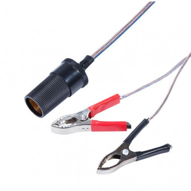 Удлинитель автоприкуривателя от аккумулятора с крокодилами 5м  Rexant 16-0217