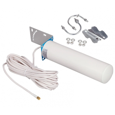 Антенна 3G/4G/Wi-Fi / LTE 700-2700MHZ  10-12dBi  штырьевая / провод10м  (SMA male)